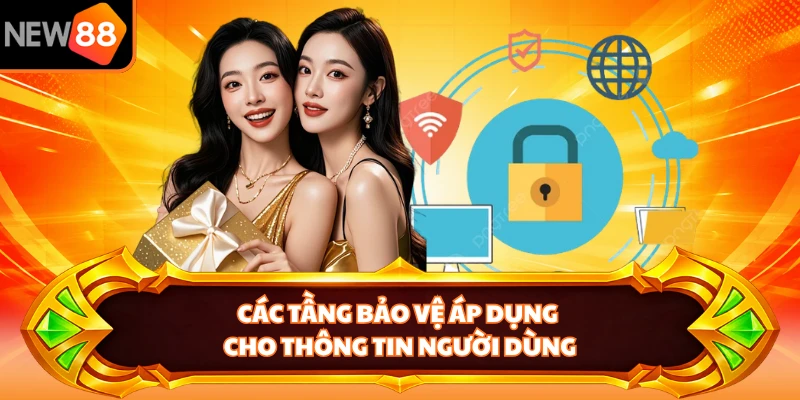 Các tầng bảo vệ áp dụng cho thông tin người dùng 